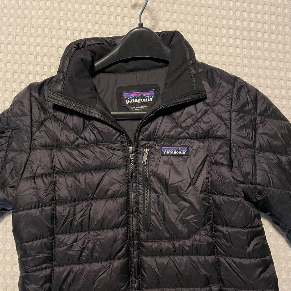 Patagonia Black Long Puffer Jacket